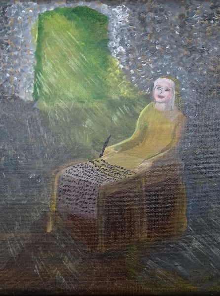 'Sealed into her cell' - painted by Felicity Maton, Friend of Julian