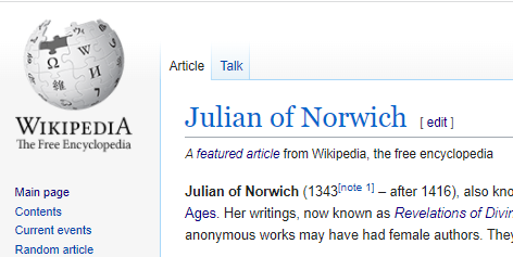 Julian on Wikipedia