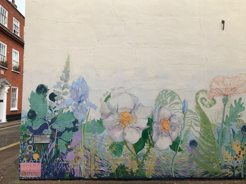 A new Julian mural has turned up in Norwich!