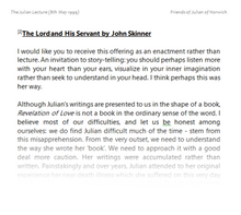 Load image into Gallery viewer, The Julian Lecture 1999